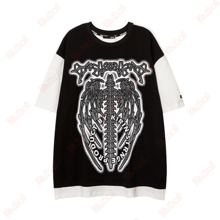 black short sleeves
